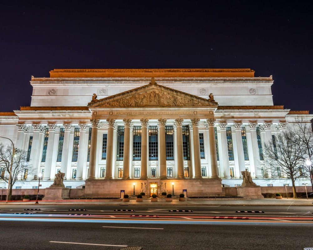 archives of the united states of america at night washington dc united states 1 1.jpg
